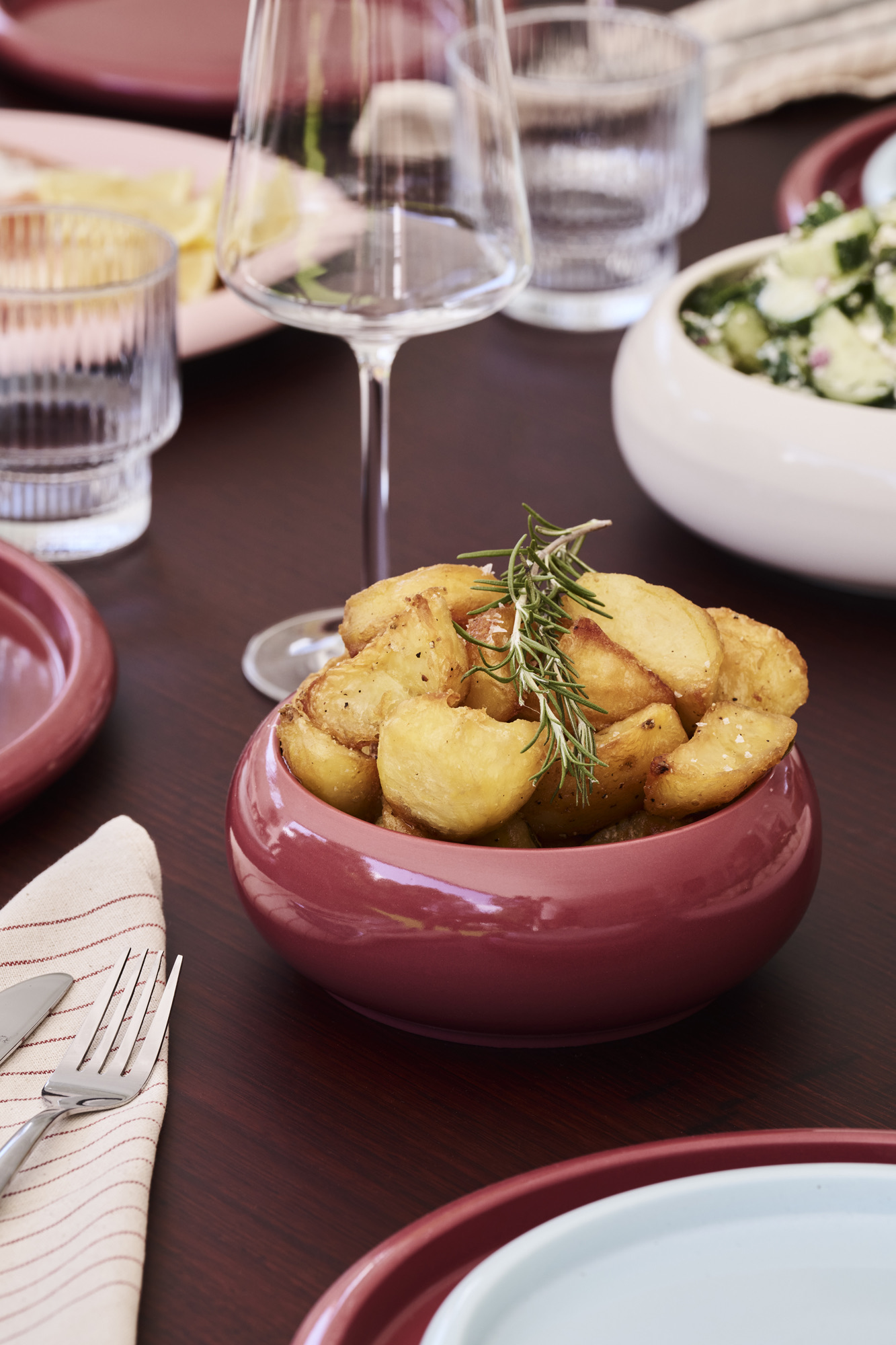 Food served at a corporate event at Zalm